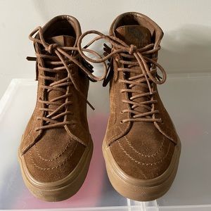 Brown fringe vans